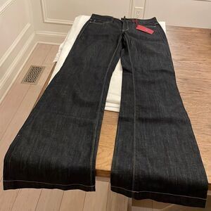 Chic Black Wide Leg Jeans for Women